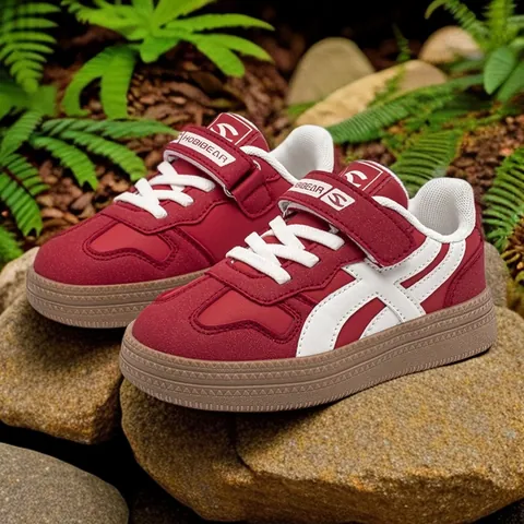 Kids Sport Sneakers School Shoes For Boys Girls Casual Patchwork Waterproof Non-Slip Thick Sole Board Shoes Daily Outdoor