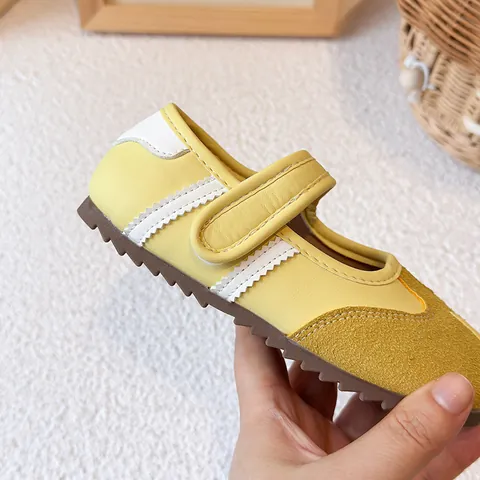 Kinder Mary Jane Schuhe Vintage Split Toe Tabi Flats Für Mädchen Retro Mikrofaser Leder Prinzessin Schuhe Klettverschluss MQ5072