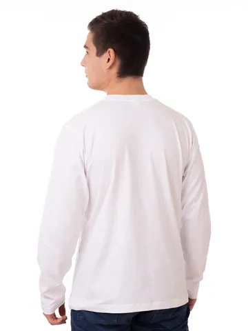 Men's Casual Cotton Long Sleeve T-Shirt Basic Solid Color Round Neck Top For Daily Wear Breathable Moisture Wicking Tee