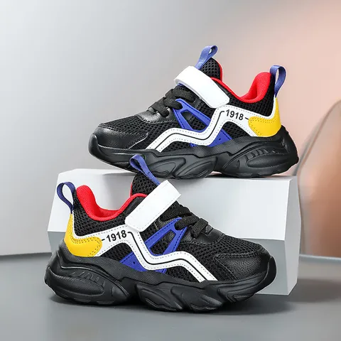 Chaussures de Course Respirantes en Maille pour Enfants Garçons Filles Confortables Légères Antidérapantes Basket Décontracté École