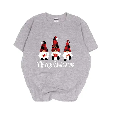 Toppe Natalizie a Trasferimento Termico Plaid Renna Babbo Natale Gnomi Adesivi da Stirare per Decorazione Vestiti DIY