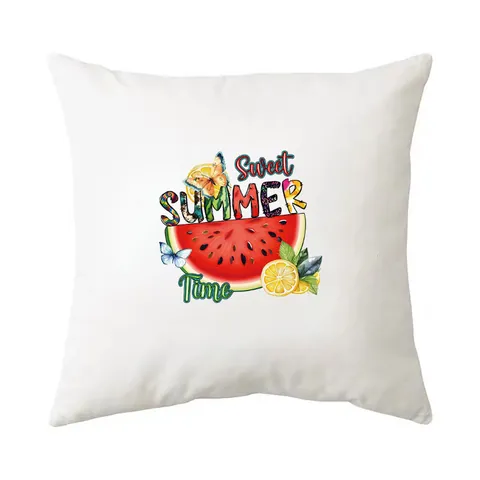 Summer Sweet Warmteoverdracht Patches Voor T-shirts Tassen DIY Fruit Gnoom Strijkplaatjes Wasbaar Offsetdruk Applicaties Voor Kleding Decoratie