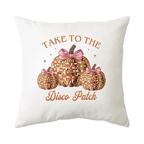 Parche de Transferencia Térmica DIY Acción de Gracias Pegatina DTF Tinta Blanca para Ropa Diseño Retro Calabaza Vaca Highlands