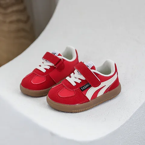 Kids GAT Style Casual Sneakers Anti-Slip Retro Board Shoes For Boys Girls Toddlers Spring Autumn Breathable Synthetic Leather Rubber Sole Sneakers