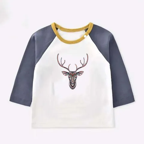 Cartoon Dierlijke Kop Warmteoverdracht Sticker Mandala Stamstijl Strijkplaatjes Voor DIY Kleding T-Shirt Wasbaar
