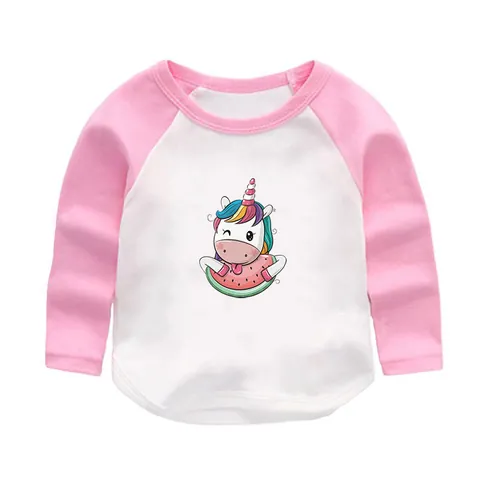 Autocollant de Transfert de Chaleur Licorne Mignonne Écussons Thermocollants DIY pour Vêtements d'Enfants Sacs Lavables Décoration