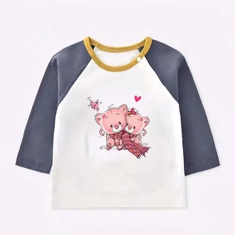 Cartoon Animal Flower Heat Transfer Stickers Iron On Patches For Kids Clothing T-Shirt DIY Washable Applique Decor
