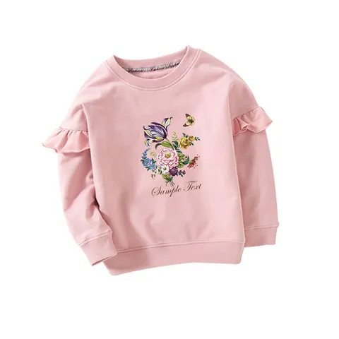 Pastoral Floral Butterfly Heat Transfer Patches For Clothing T-Shirt Bags DIY Iron On Appliques Washable Decorative Stickers