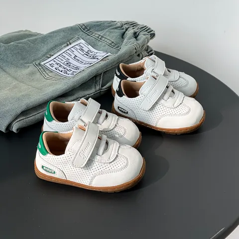 Kids German Army Trainer Sneakers Toddler Breathable GAT Style Casual Walking White Shoes Boys Girls Soft Sole Anti Slip Footwear