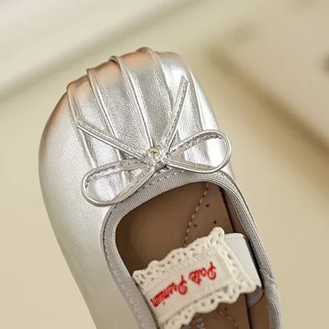Mignon Nœud Bébé Ballerines Doux Mary Jane Chaussures Semelle Souple Princesse Fête Chaussures pour Tout-Petits Filles