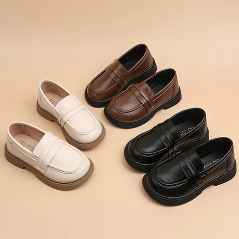 Mädchen JK Loafer Britischer Akademie-Stil Weiche Sohle Prinzessin Schuhe Slipper Kinder Casual Formelle Schulschuhe Aus PU-Leder