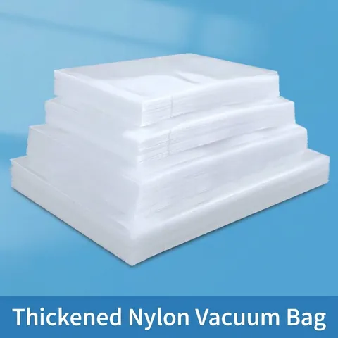 Thickened Nylon Vacuum Sealer Bags Transparent Food Grade Storage Bags For Commercial Kitchen Meat Vegetable Preservation Wrap