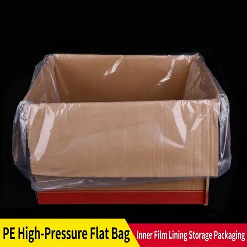 Transparent PE Food Grade High Pressure Flat Plastic Packaging Bags Thickened Clothes Quilt Storage Dustproof Film Bags