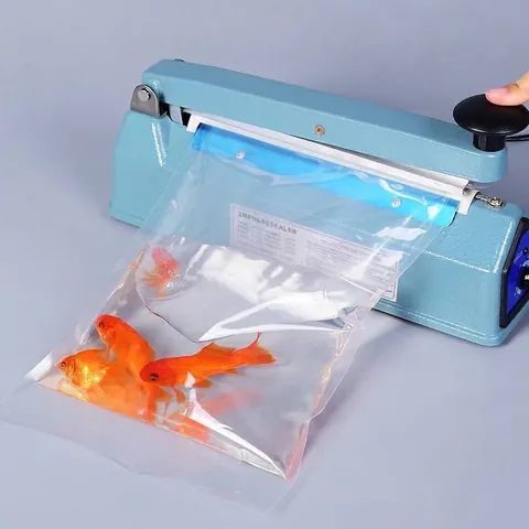 Transparent Thickened Fish Oxygen Bags Portable Clear Plastic Aquarium Transport Bags For Live Fish Sealing Water Products