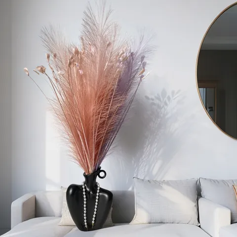 Artificial Colorful Reed Grass Butterfly Grass Silk Fabric Flower For Wedding Ceremony Party Home Decor Photography Props