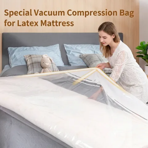 Extra Large Mattress Vacuum Storage Bags For Moving Space Saving Reusable Compression Seal Bags For Latex Mattress Sofa Cushions