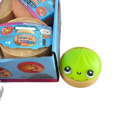 Süßes Knautschspielzeug Brötchen Mit Herausspringenden Augen Und Kunststoffdampfer Simulation Essen Fidget Spielzeug Zum Stressabbau Für Kinder