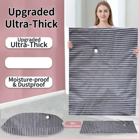 Kangaroo Pattern Space Saving Vacuum Storage Bag Moisture Proof Dust Proof Thick Reusable Compression Bag For Bedding Clothing Home Travel Organization