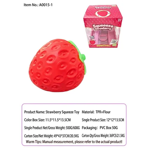 Simulation Strawberry Cheese Slow Rebound Squishy Toy Soft Fruit Food Model Stress Relief Squeeze Toy Desktop Decoration