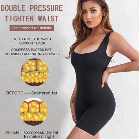 Seamless Shaping Bodysuit Women Tummy Control Butt Lift Shapewear High Elastic Waist Trainer Postpartum Recovery Slimming Underwear