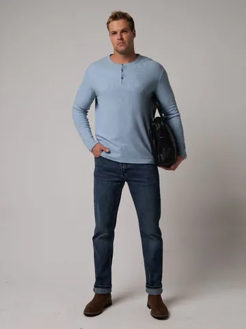 Men's Winter Fleece Lined Jeans Warm Straight Leg Denim Pants Casual Solid Color Thickened Long Trousers For Cold Weather