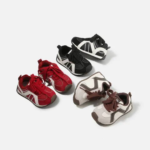Zapatos De Primeros Pasos Bebé Invierno Forro De Felpa Cálido Niño Pequeño Suela Blanda Antideslizante Sneakers Casual Caminar