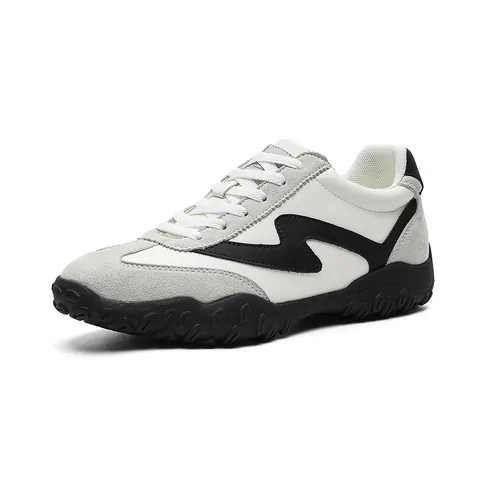 Men's Retro German Army Trainers GAT Racing Shoes With Hidden 7cm Height Increase Lightweight Microfiber Suede Sneakers For Men