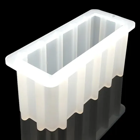 Silicone Manual Soap Mold Rectangular Toast Cake Mold Non-Bulging Heat Resistant Baking Mold DIY Crafting Tool
