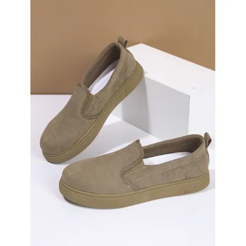 Mocasines de Suela Gruesa para Mujer Zapatos de Gamuza Casuales Slip-on Estampado de Leopardo Color Sólido Transpirable Cómodo Ligero Estilo Coreano