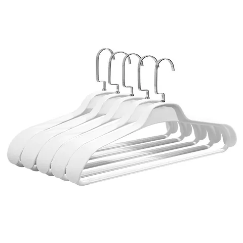 Seamless Wide Shoulder Non-Slip Hanger For Heavy Coats Down Jackets Durable PP Hanger For Men And Women Home Organization