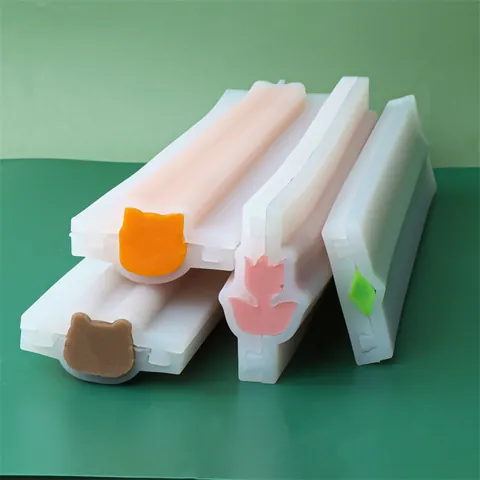Silicone Tulip Diamond Cat Bear Mousse Tube Mold DIY Soap In Soap Mold For Cake Decoration Handmade Crafting Baking Tools