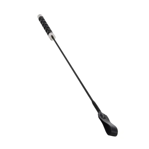 Professional Pet Dog Training Whip Stick With Frosted Anti-Slip Handle Durable Flexible Plastic Training Tool For Dogs Black