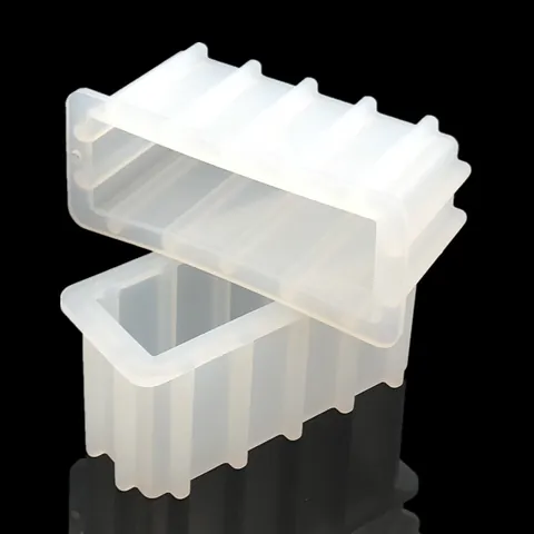 Silicone Manual Soap Mold Rectangular Toast Cake Mold Non-Bulging Heat Resistant Baking Mold DIY Crafting Tool