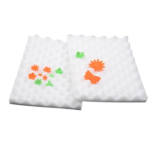 Fondant Flower Drying Wave Sponge Pad PE Foam Shaping Mat For Sugar Flowers Leaves Baking Tools White