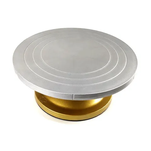 Large Plastic Steel Cake Turntable Professional Rotating Cake Decorating Stand For Baking Cream Pottery DIY Baking Tool