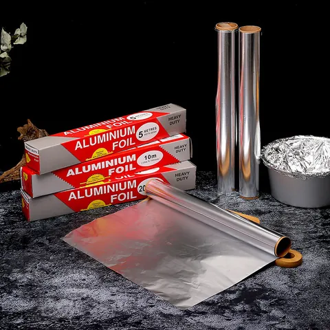 Heavy Duty Thickened Aluminum Foil Roll For Grilling Baking Kitchen Cooking Accessories Heat Resistant Food Storage Tin Foil Wrap