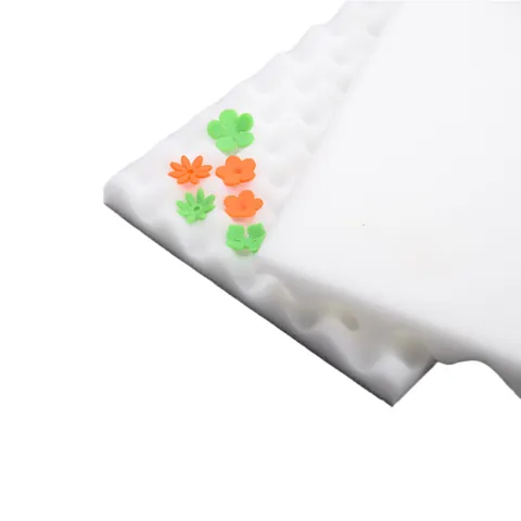 Fondant Flower Drying Wave Sponge Pad PE Foam Shaping Mat For Sugar Flowers Leaves Baking Tools White