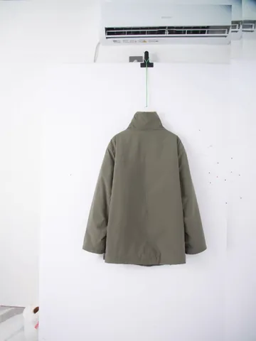 Women's Casual Patchwork Parka Jacket Warm Lamb Fleece Lined Mid-Length Windbreaker Outerwear With Pockets Fleece Coat