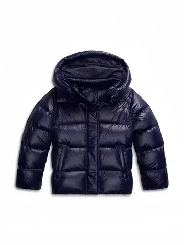 Veste Rembourrée Brillante Unisexe À Capuche Matelassée Coton Doudoune Résistant À L'Eau Coupe-Vent Épais Vêtement D'Hiver Top