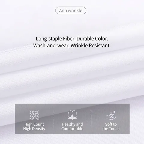 High-End Business Men Formal Shirt Pure Cotton Non-Iron Long-Staple Cotton Anti-Wrinkle Office Dress Top For Men Jewelry