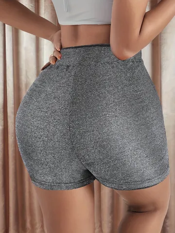 Short à Paillettes Taille Haute pour Femmes Miroitant Élastique Skinny Hot Pants Métallique Contrôle du Ventre Lifting des Fesses Fête