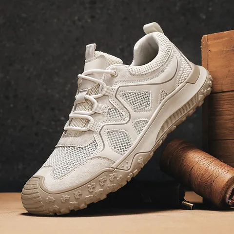 Dames Outdoor Casual Schoenen Ademende Mesh Sneakers Dikke Zool Antislip Wandelschoenen Lichtgewicht Mode Sneakers Voor Heren