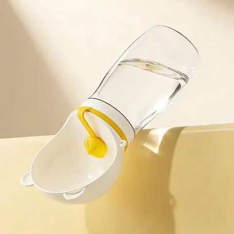Portable Pet Water Bottle Bear Shape Leak-Proof Dog Travel Feeder Outdoor Watering Drinking Cup For Dogs Cats Accessory