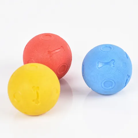 Pet Dog Chew Toy TPR Elastic Ball With Rope Bite Resistant Interactive Training Ball For Teeth Cleaning Outdoor Toy For Small Medium Large Dogs