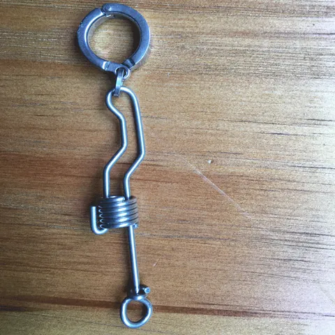 Anillo de Pata de Loro de Acero Inoxidable Apertura de Actividad Anillo de Pie Hebilla Anti-Escape para Cacatúa Loro Gris Suministros para Pájaros