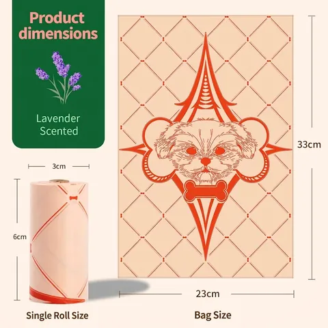 Sacs à Excréments Biodégradables pour Animaux Robustes Écologiques Sacs à Ordures pour Déchets de Chien Avec Distributeur Fournitures de Nettoyage