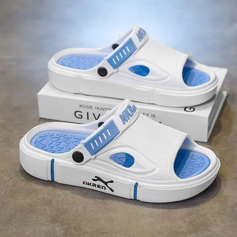 Ciabatte da Uomo Suola Spessa Sandali Estivi Antiscivolo da Esterno Moda Casual Spiaggia Pantofole Doppio Uso EVA Leggero Calzature Uomo
