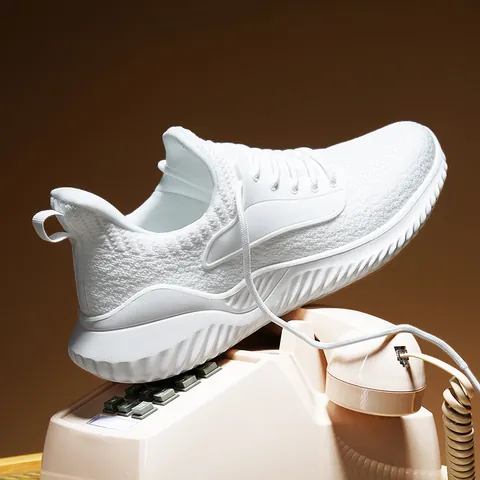 Heren Vrouwen Chunky Sneakers Ademend Flyknit Bovenwerk Dad Schoenen Dikke Zool Outdoor Trendy Sportschoenen Paar Casual Atletisch Schoeisel
