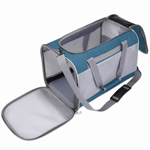 Ultralight Foldable Pet Carrier Bag Breathable Mesh Cat Shoulder Tote Bag Portable Travel Handbag For Small Dogs And Cats