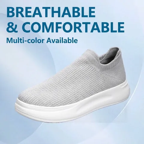 Uomo Donna Scarpe Casual Flyknit Slip-on Traspiranti Minimalista Sneakers da Camminata Leggere Versatili Loafers per Esterno Scarpe Basse Quotidiane